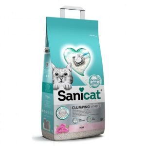 Sanicat Clumping White Rose - 8L