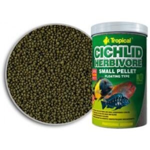 Tropical Cichlid Herbivore Small Pellets 250ml