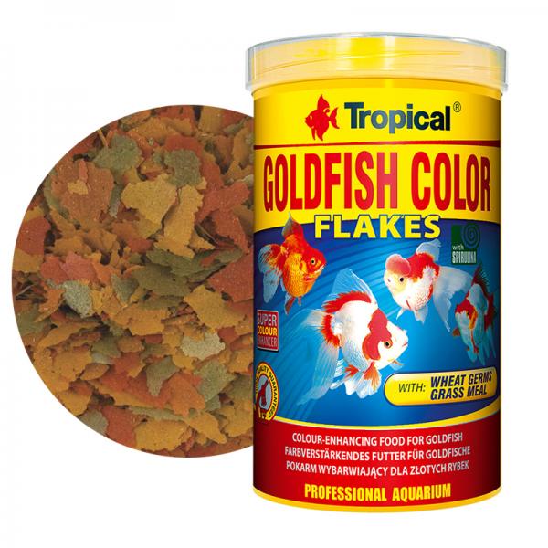po Tropical Goldfish Colour Flakes Tropical Goldfish Colour Flakes