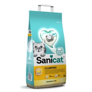 Sanicat Clumping Unscented - bez mirisa 8L