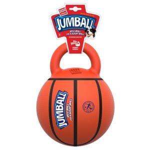 GiGwi lopta za basket sa gumenom ručkom 14 cm